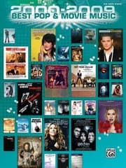 Tapa de Best Pop Movie Music 20002009 Ten Years Of Sheet Music Hits Big Note Piano