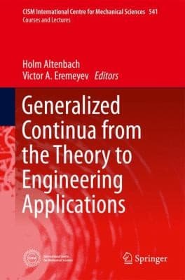 Tapa de Generalized Continua From The Theory To Engineering Applications