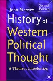 Tapa de History of Western Political Thought