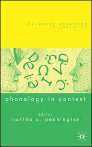 Tapa de Phonology in Context (Palgrave Advances)