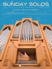 Tapa de Sunday Solos For Organ Preludes Offertories Postludes