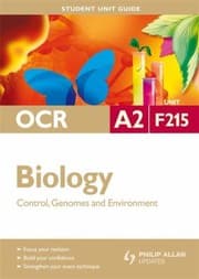 Tapa de Control Genomes Environment Ocr A2 Biology Student Guide Unit F215