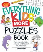 Tapa de The Everything Kids More Puzzles Book From Mazes To Hidden Picturesand Hours Of Fun In Between