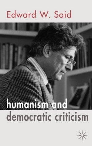 Tapa de Humanism and Democratic Criticism