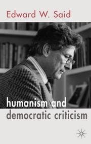 Tapa de Humanism and Democratic Criticism