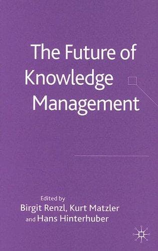 Tapa de The future of knowledge management