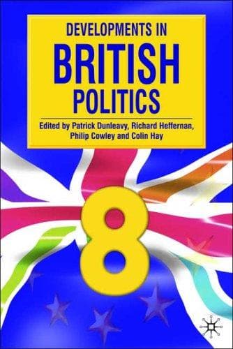 Tapa de Developments in British politics 8