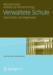 Tapa de Verwaltete Schule Geschichte Und Gegenwart