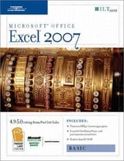 Tapa de Excel 2007 Basic Student Manual