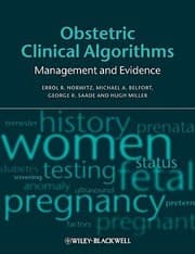 Tapa de Obstetric Clinical Algorithms Management And Evidence