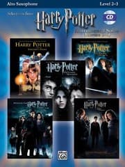 Tapa de Selections From Harry Potter Instrumental Solos Movies 15 Alto Saxophone Level 23