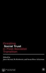 Tapa de Creating social trust in post-socialist transition