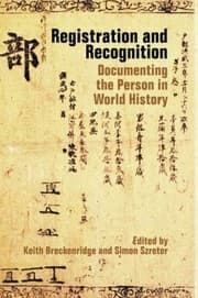 Tapa de Registration And Recognition Documenting The Person In World History