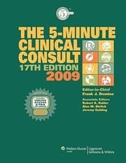 Tapa de The 5minute Clinical Consult 2009