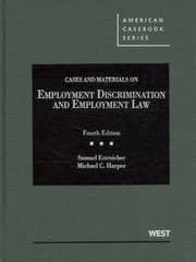 Tapa de Cases And Materials On Employment Discrimination And Employment Law