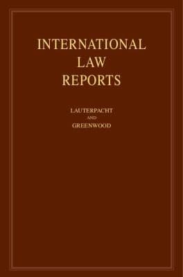 Tapa de International Law Reports