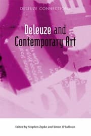 Tapa de Deleuze And Contemporary Art