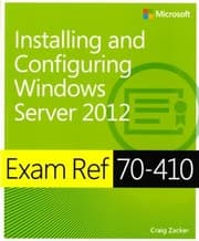 Tapa de Exam Ref 70410 Installing And Configuring Windows Server 2012