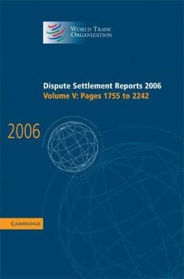 Tapa de Dispute Settlement Reports 2006