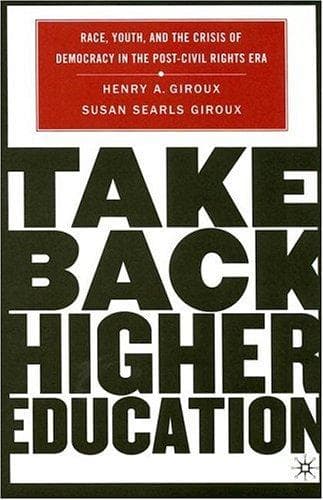 Tapa de Take Back Higher Education