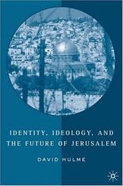 Tapa de Identity, ideology, and the future of Jerusalem