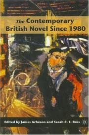 Tapa de Contemporary British Novel Since 1980