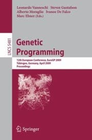 Tapa de Genetic Programming 12th European Conference Eurogp 2009 Tbingen Germany April 1517 2009 Proceedings