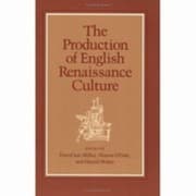 Tapa de The Production Of English Renaissance Culture Seventeenth Alabama Symposium In English And American Literature