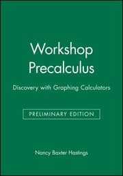 Tapa de Workshop Precalculus Discovery With Graphing Calculators