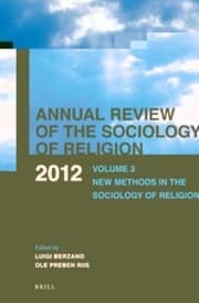 Tapa de Annual Review Of The Sociology Of Religion