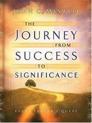 Tapa de The journey from success to significance