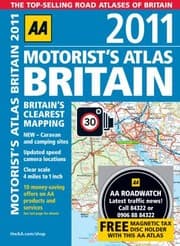 Tapa de Aa Motorists Atlas Britain 2011 Spiral