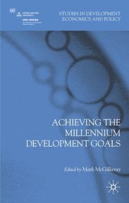 Tapa de Achieving The Millennium Development Goals