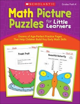 Tapa de Math Picture Puzzles For Little Learners