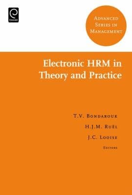 Tapa de Electronic Hrm In Theory And Practice