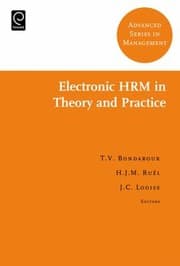 Tapa de Electronic Hrm In Theory And Practice