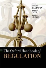 Tapa de The Oxford Handbook Of Regulation