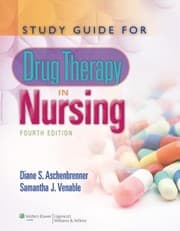 Tapa de Study Guide For Drug Therapy In Nursing