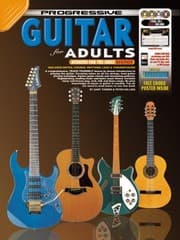 Tapa de Progressive Guitar For Adults