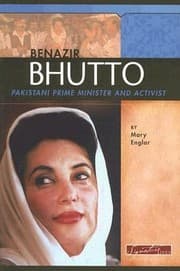 Tapa de Benazir Bhutto Pakistani Prime Minister And Activist