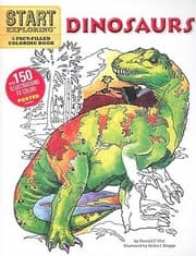 Tapa de Dinosaurs A Factfilled Coloring Book