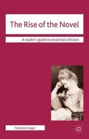 Tapa de The Rise Of The Novel