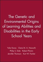 Tapa de The Genetic And Environmental Origins Of Learning Abilities And Disabilities In The Early School Years