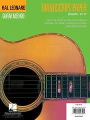 Tapa de Guitar Manuscript Paper Deluxe