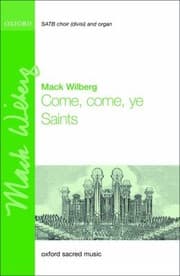 Tapa de Come Come Ye Saints Satb Choir Divisi And Organ Early Latterday Saint Hymn