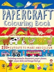 Tapa de Papercraft Colouring Book