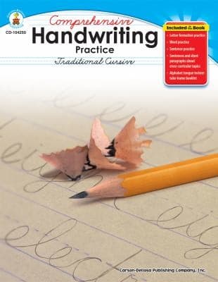 Tapa de Comprehensive Handwriting Practice