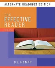 Tapa de The Effective Reader Alternate Reading Edition Myreadinglab Student Access Code Card