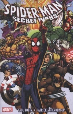 Tapa de Spiderman Secret Wars