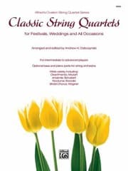 Tapa de Classic String Quartets For Festivals Weddings And All Occasions String Bass Parts
